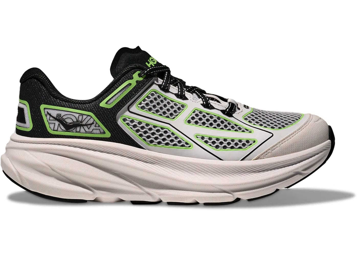 HOKA Clifton One9 White Black Green