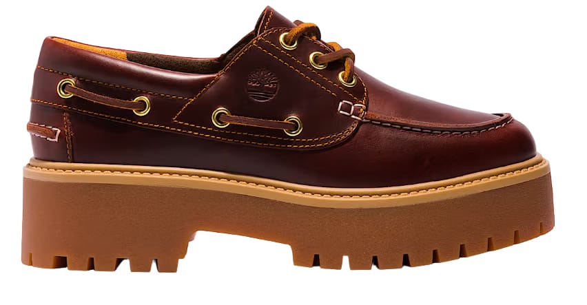 Timberland Stone Street Platform Boat Shoe Root Beer (W)