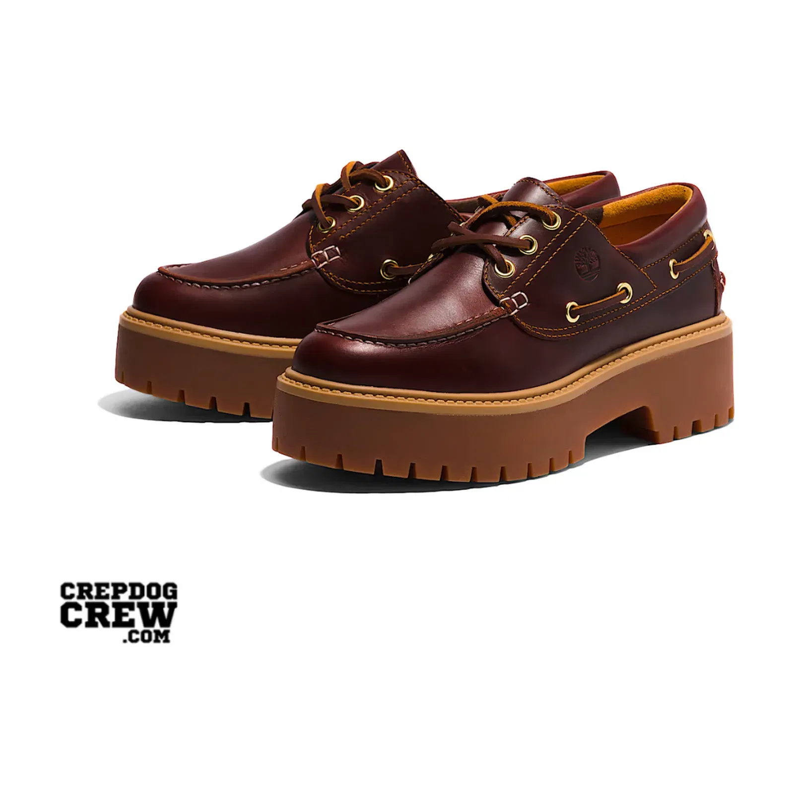 Timberland Stone Street Platform Boat Shoe Root Beer (W)