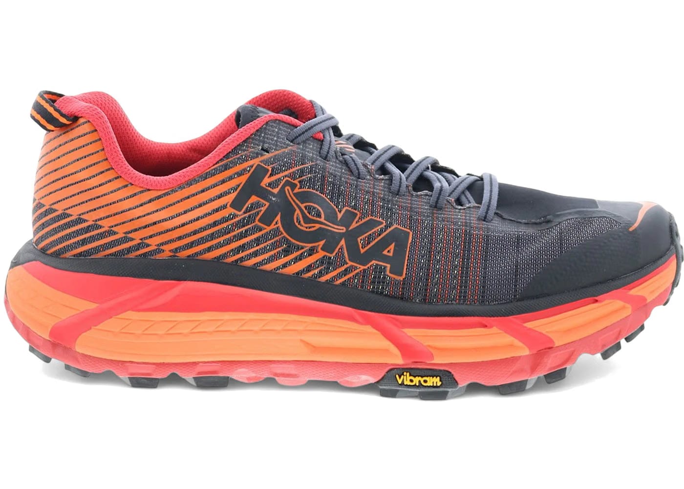Hoka One One Evo Mafate 2 Black Poppy Red