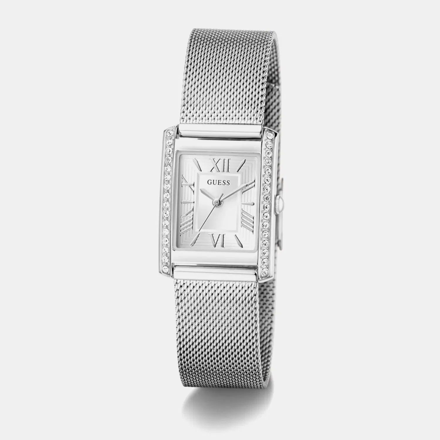 Guess Gd Bonnet Women Quartz White Dial Analog Stainless Steel Gw0997L1