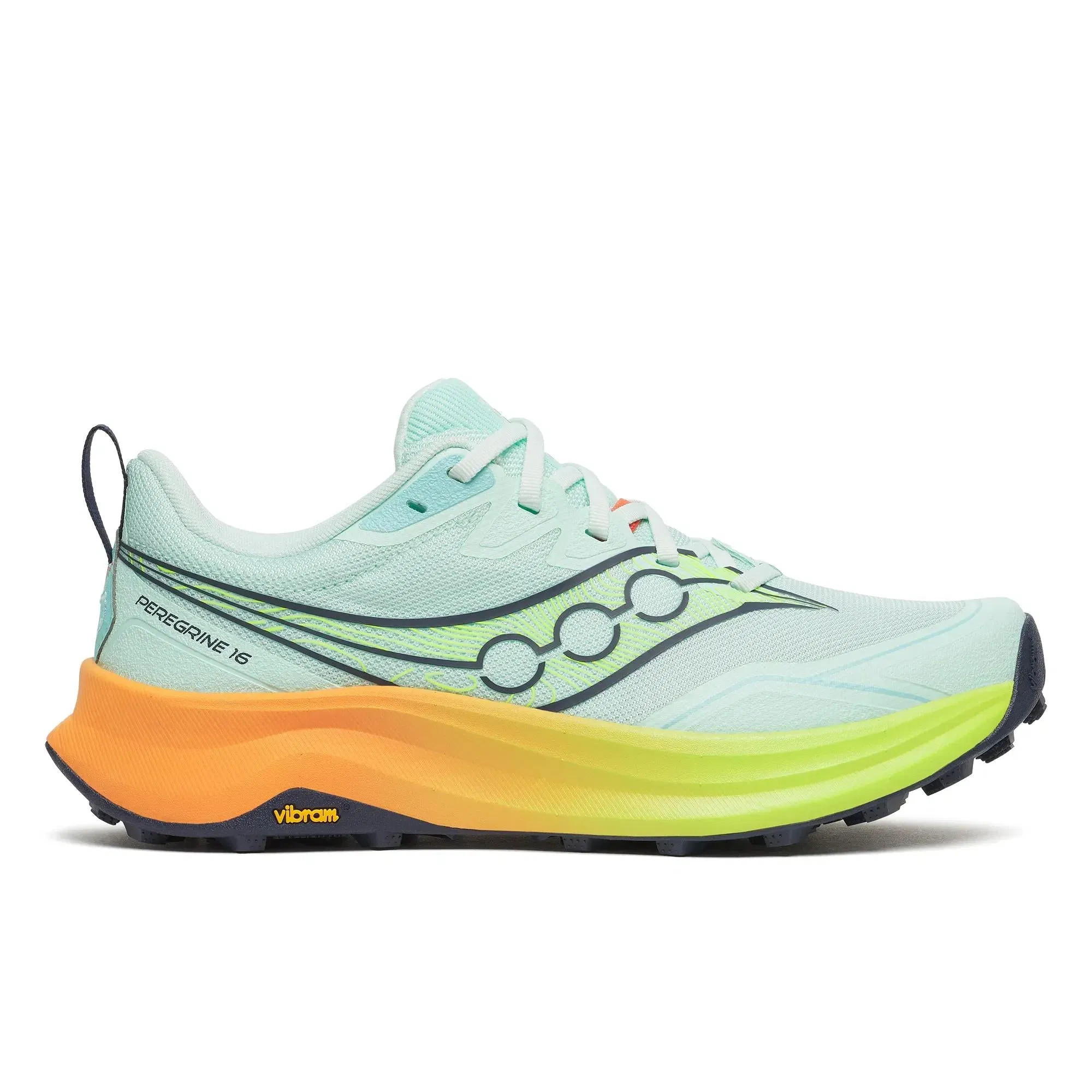 Saucony Women's Peregrine 16 Aqua | Citron