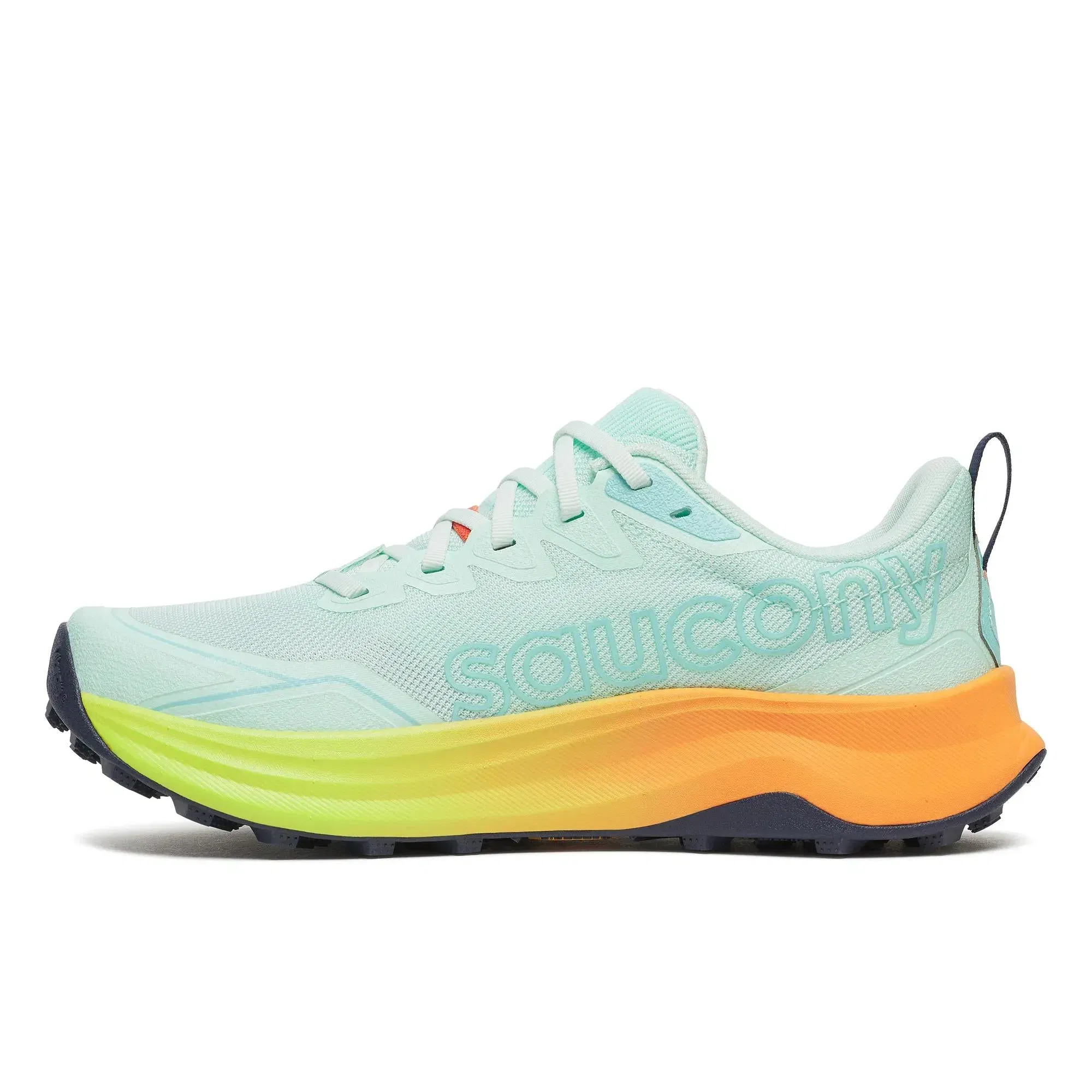 Saucony Women's Peregrine 16 Aqua | Citron