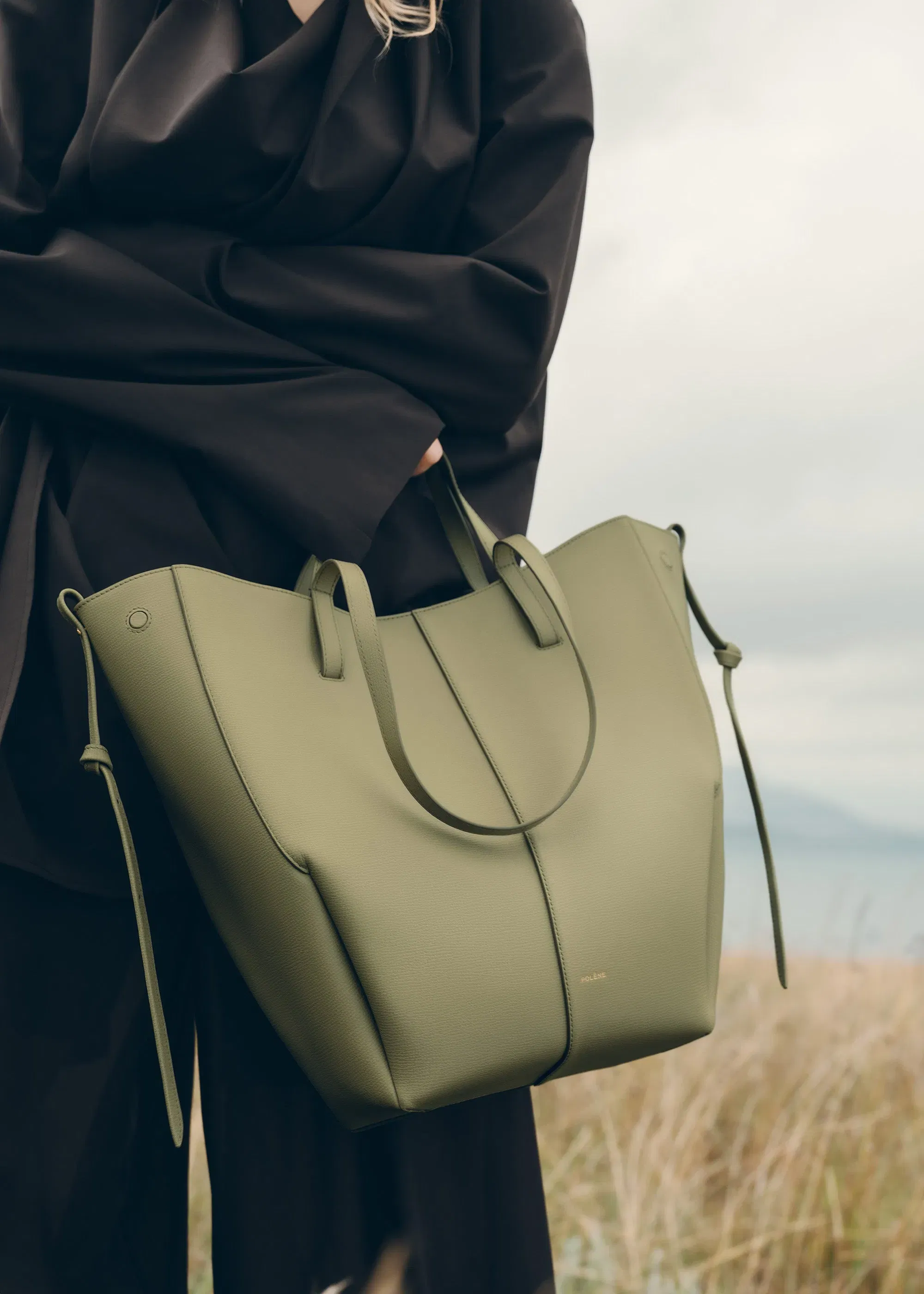Polene Cyme Tote Textured Linden