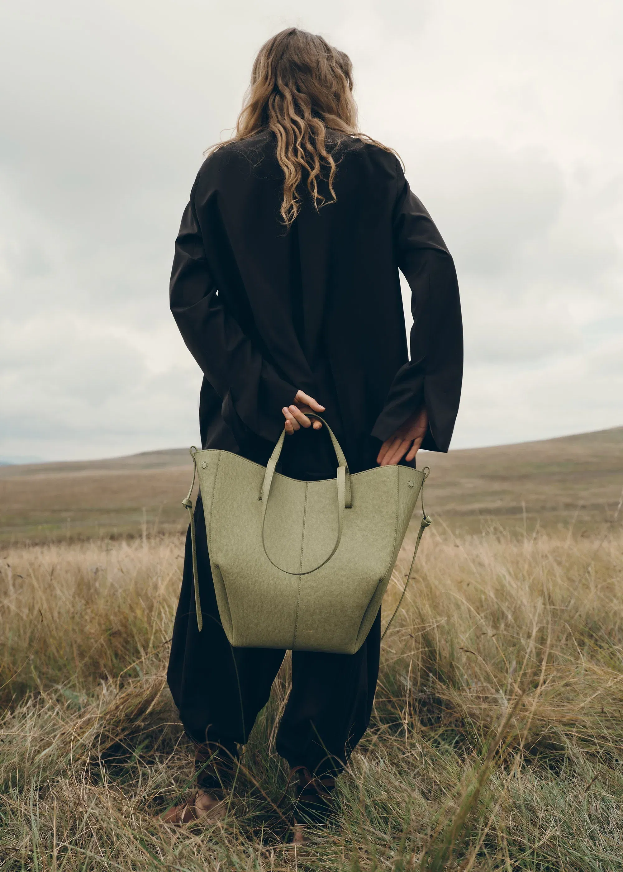 Polene Cyme Tote Textured Linden