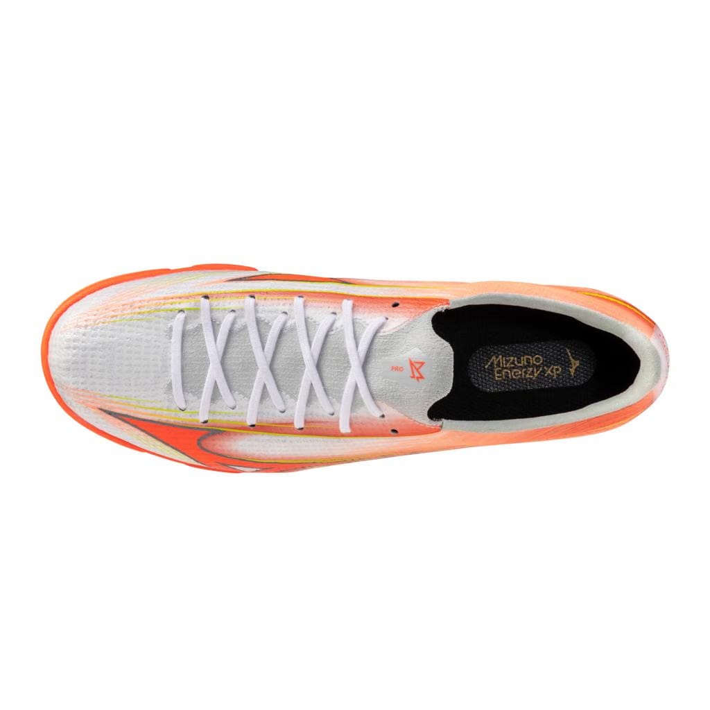 Mizuno Alpha Iii Pro All Surface Turf Soccer Shoe White Lava Orange
