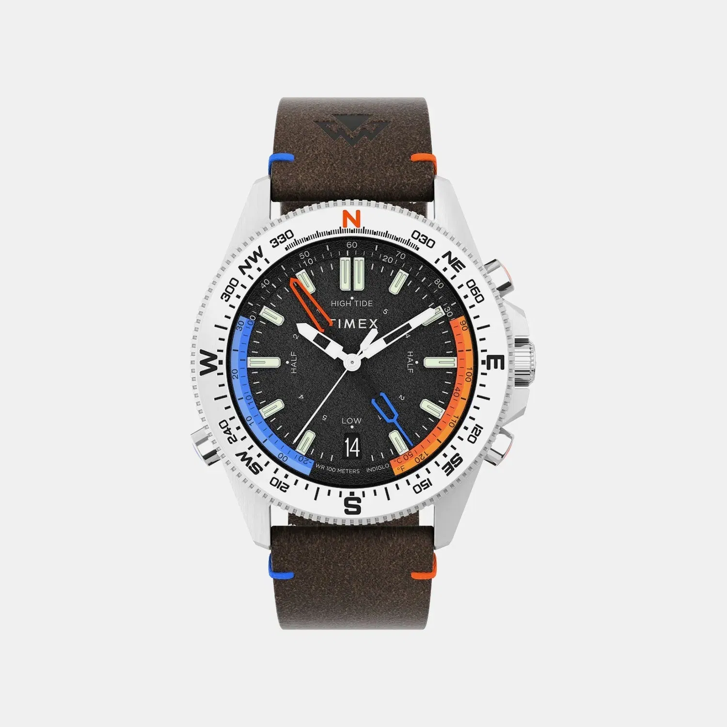 Timex Expedition North Men Quartz Black Dial Analog Leather Watch Tw2V64400X6