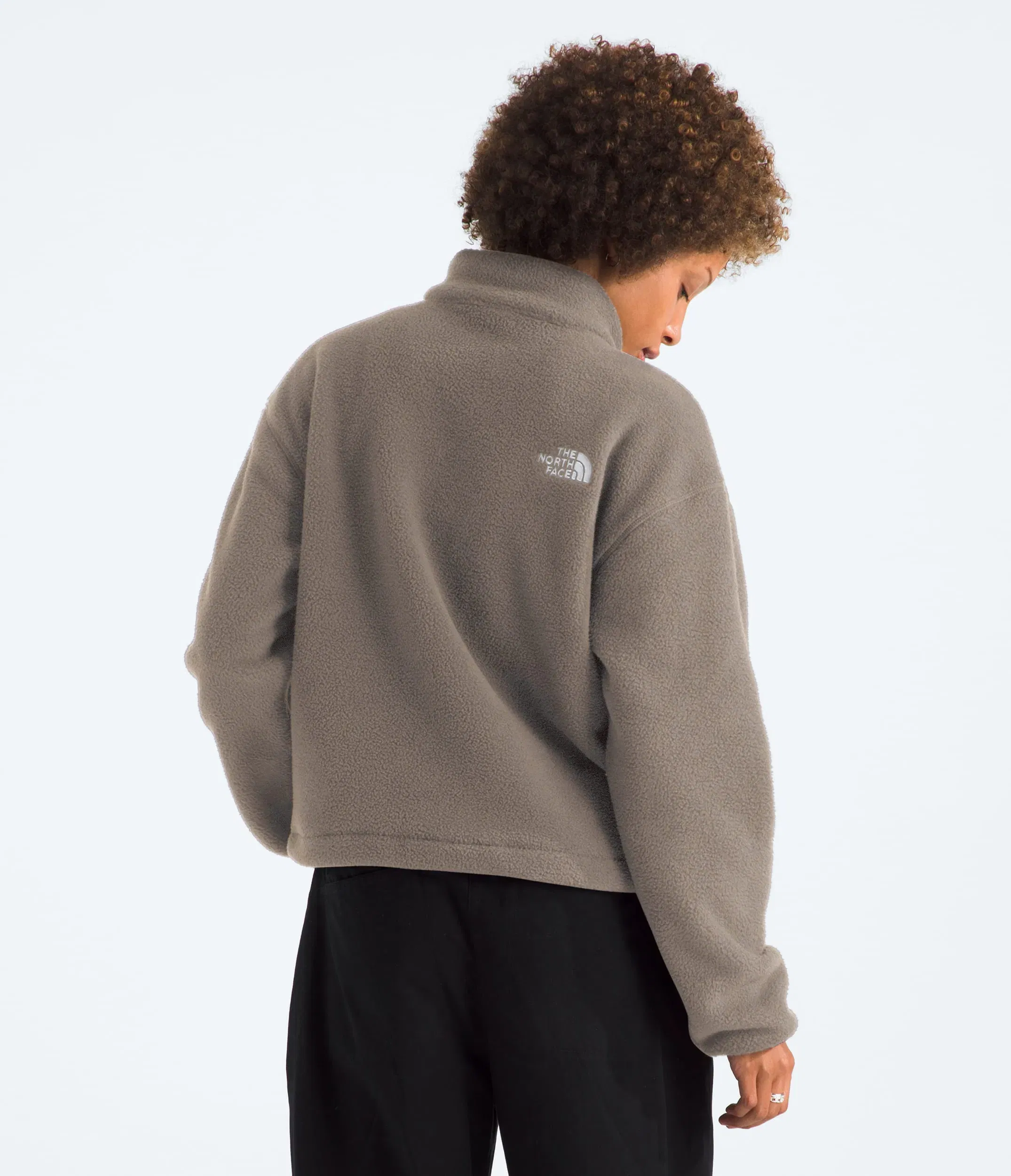 The North Face Women’s TNF™ Fleeski ¼-Zip Pullover Mocha Brown