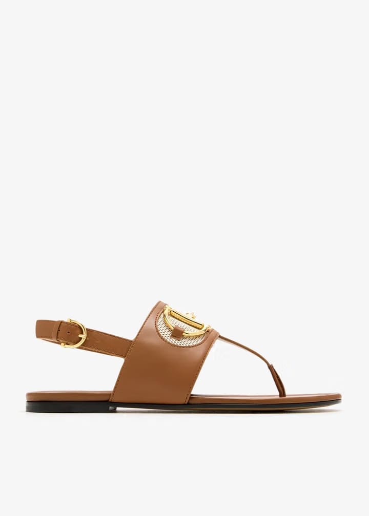 Gucci Horsebit thong flat sandals