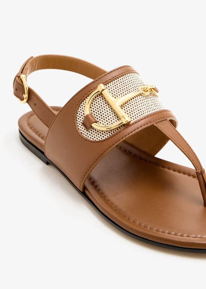 Gucci Horsebit thong flat sandals