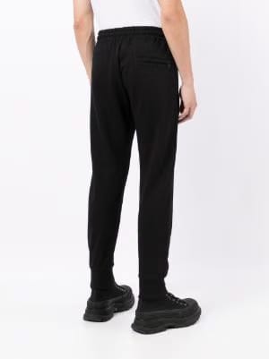 Dolce & Gabbana crest-embroidered track pants
