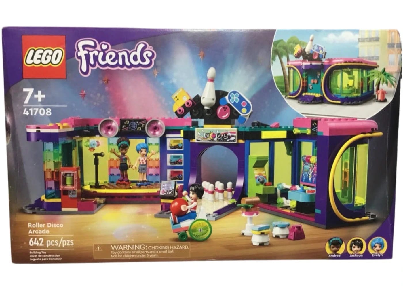 Lego Friends Roller Disco Arcade Set 41708