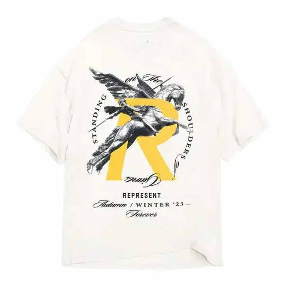 REPRESENT GIANTS T-SHIRT 'FLAT WHITE'
