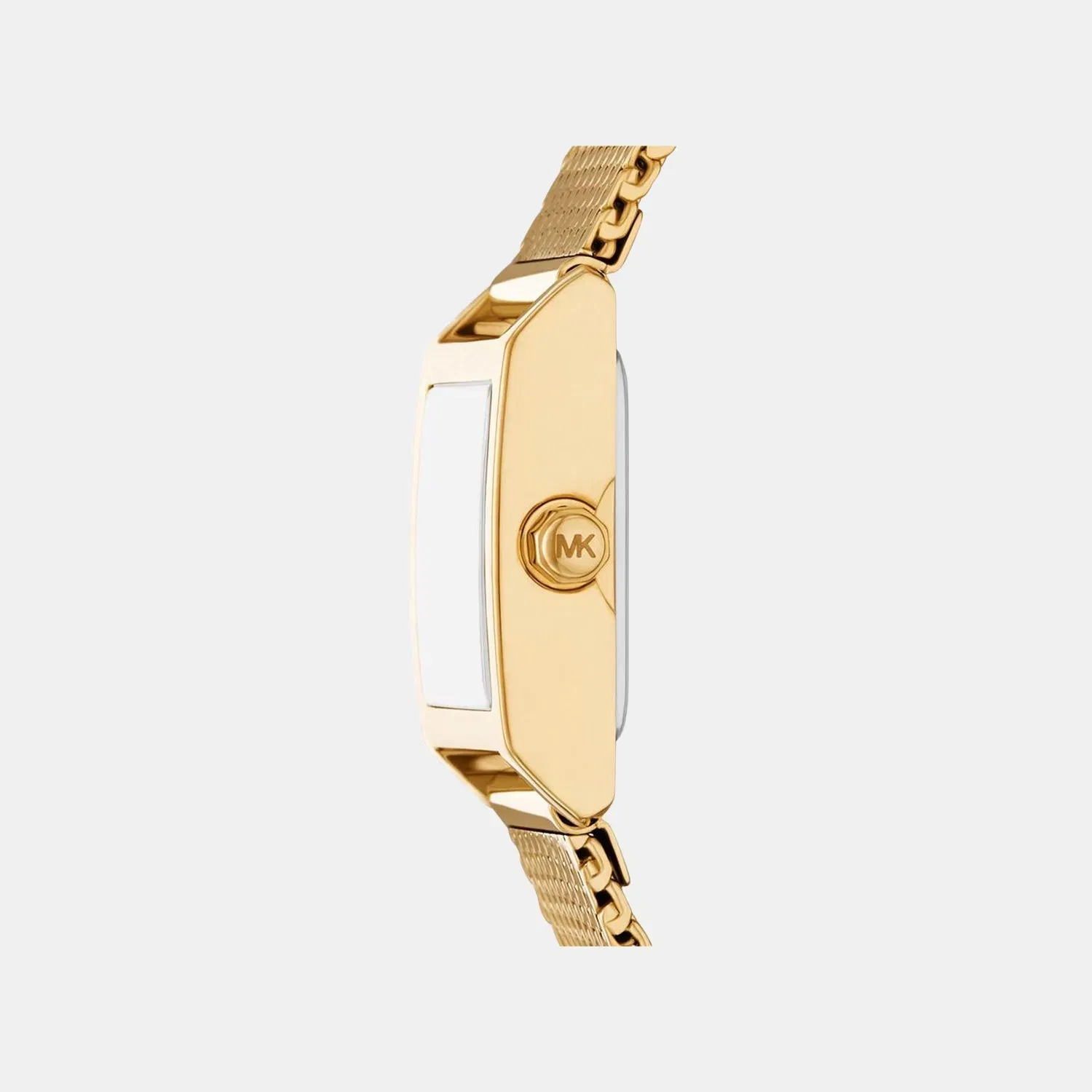 Michael Kors Georgie Women Quartz Gold Dial Analog Stainless Steel Watch Mk4959