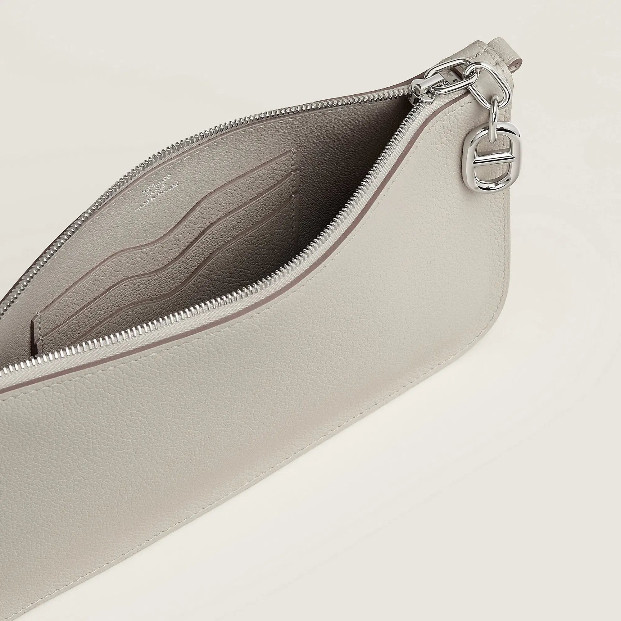 Hermes Zipengo Chaine D'Ancre To Go Pouch Biscuit