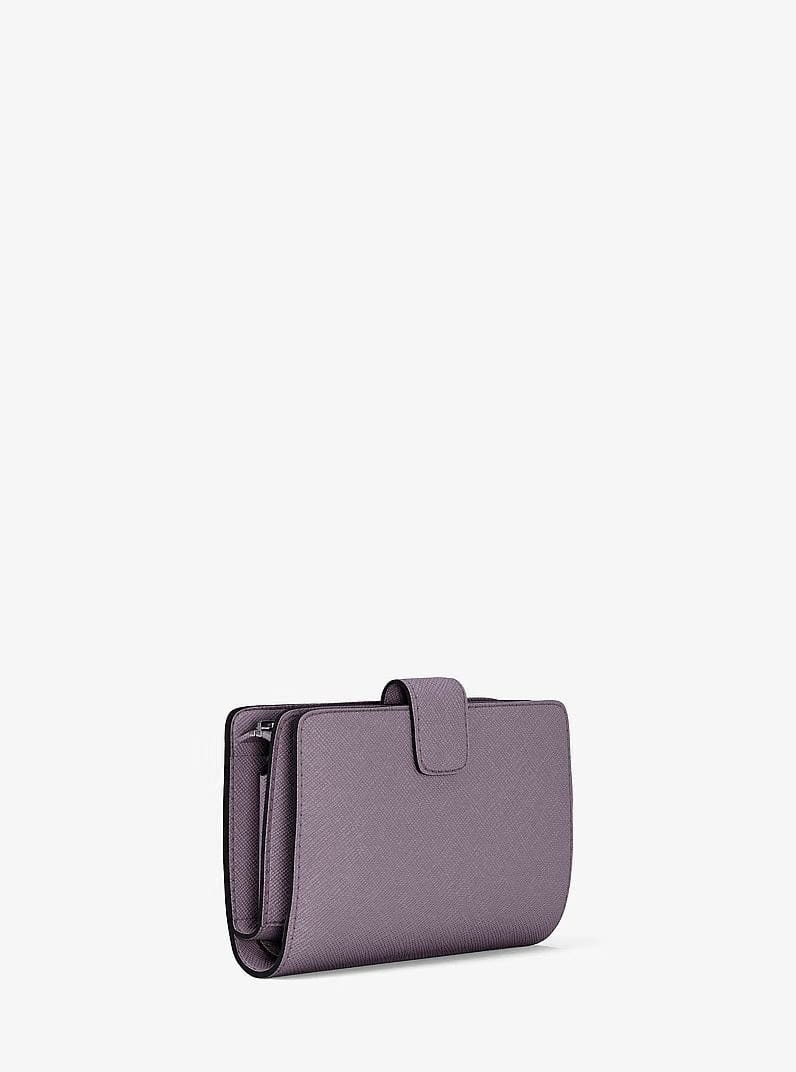 Michael Kors Medium Saffiano Leather Wallet Lilac