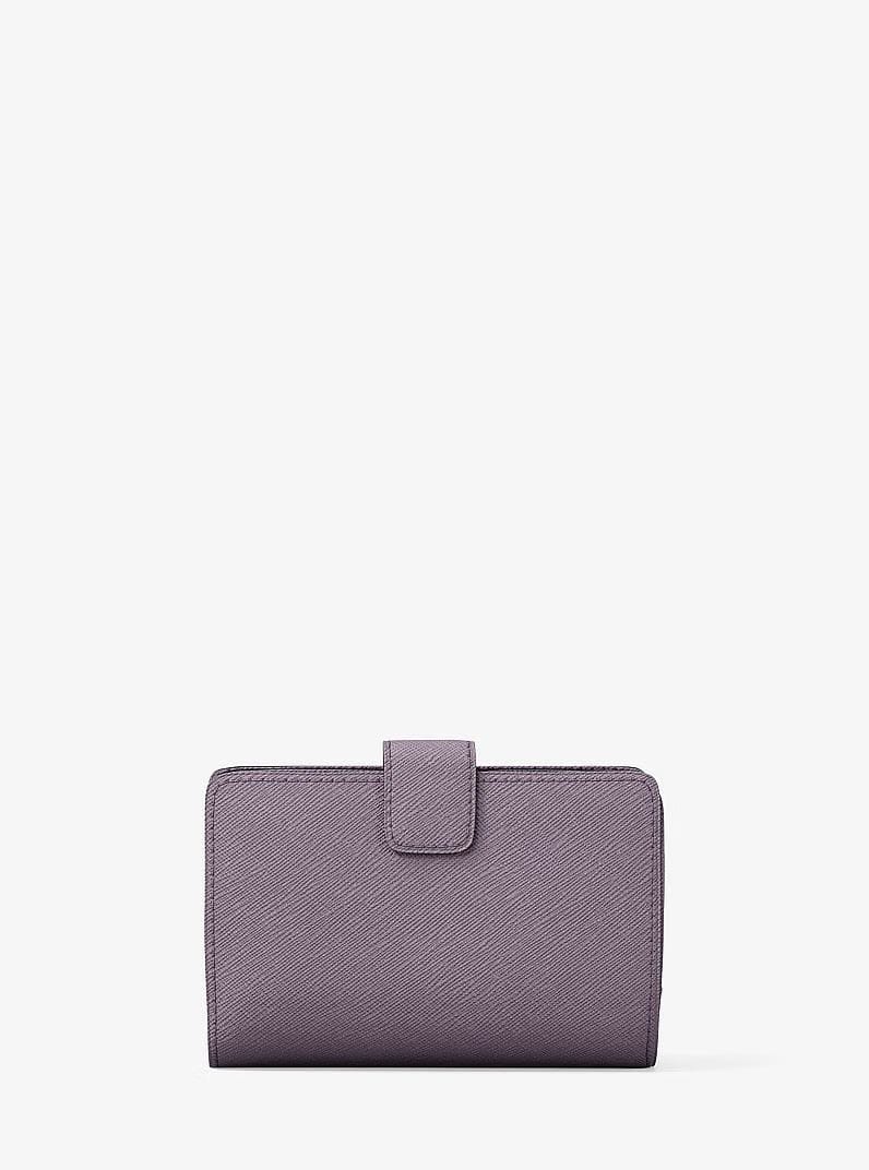 Michael Kors Medium Saffiano Leather Wallet Lilac