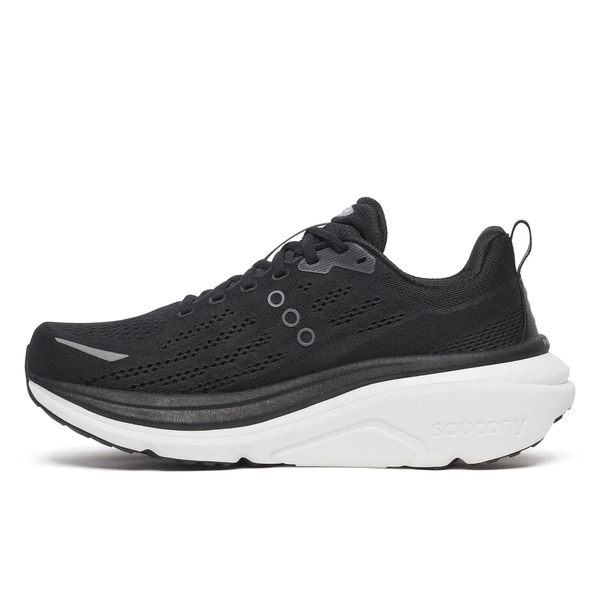 Saucony Men's Hurricane 25 Wide Black | White