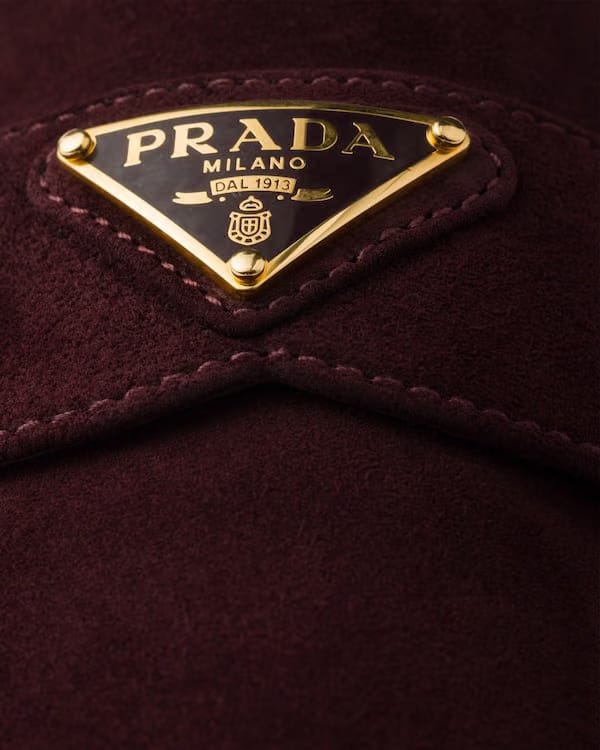 Burgundy Suede leather loafers