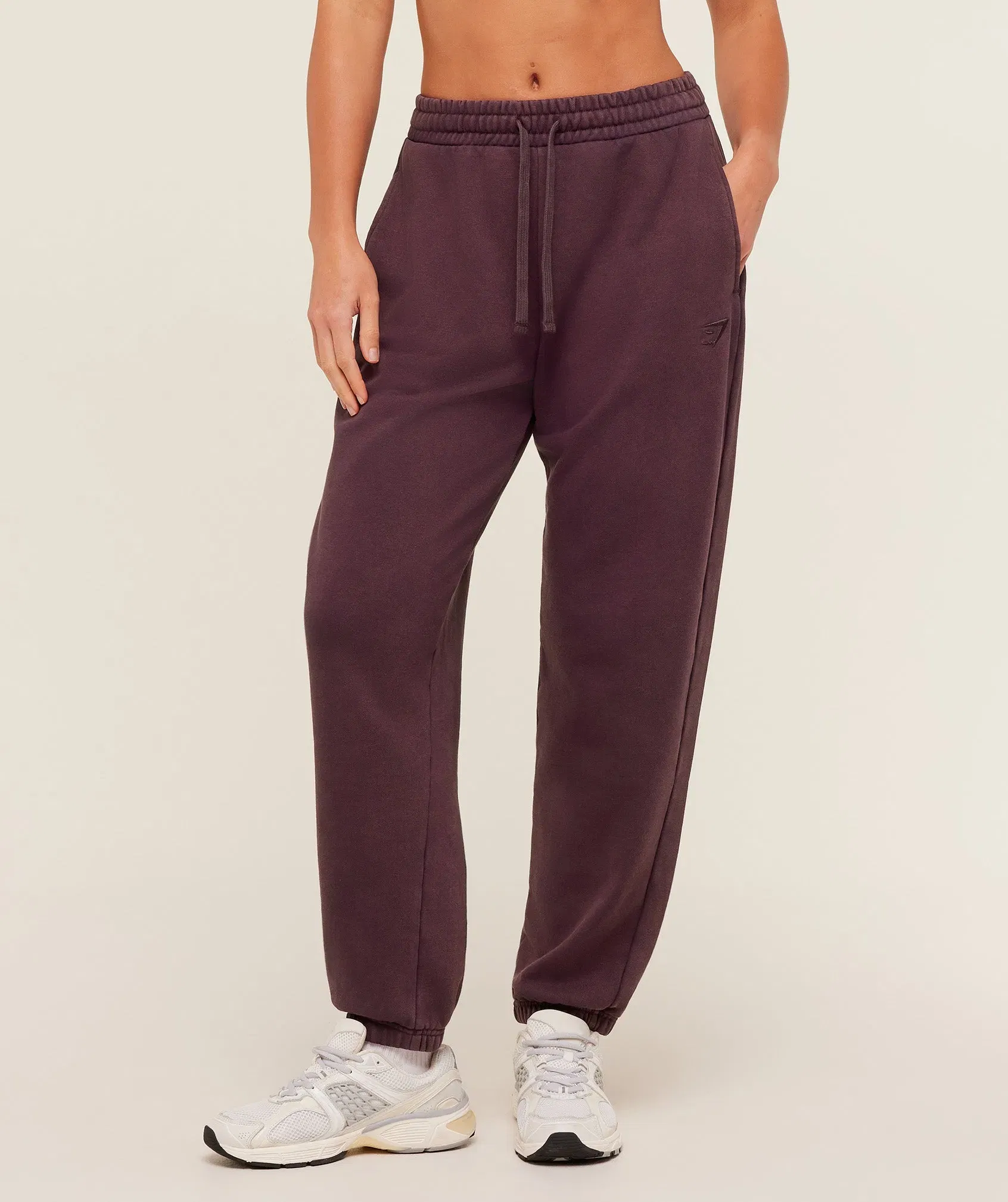 Gymshark Power Washed Cuff Joggers - Cherry Purple/Acid Wash
