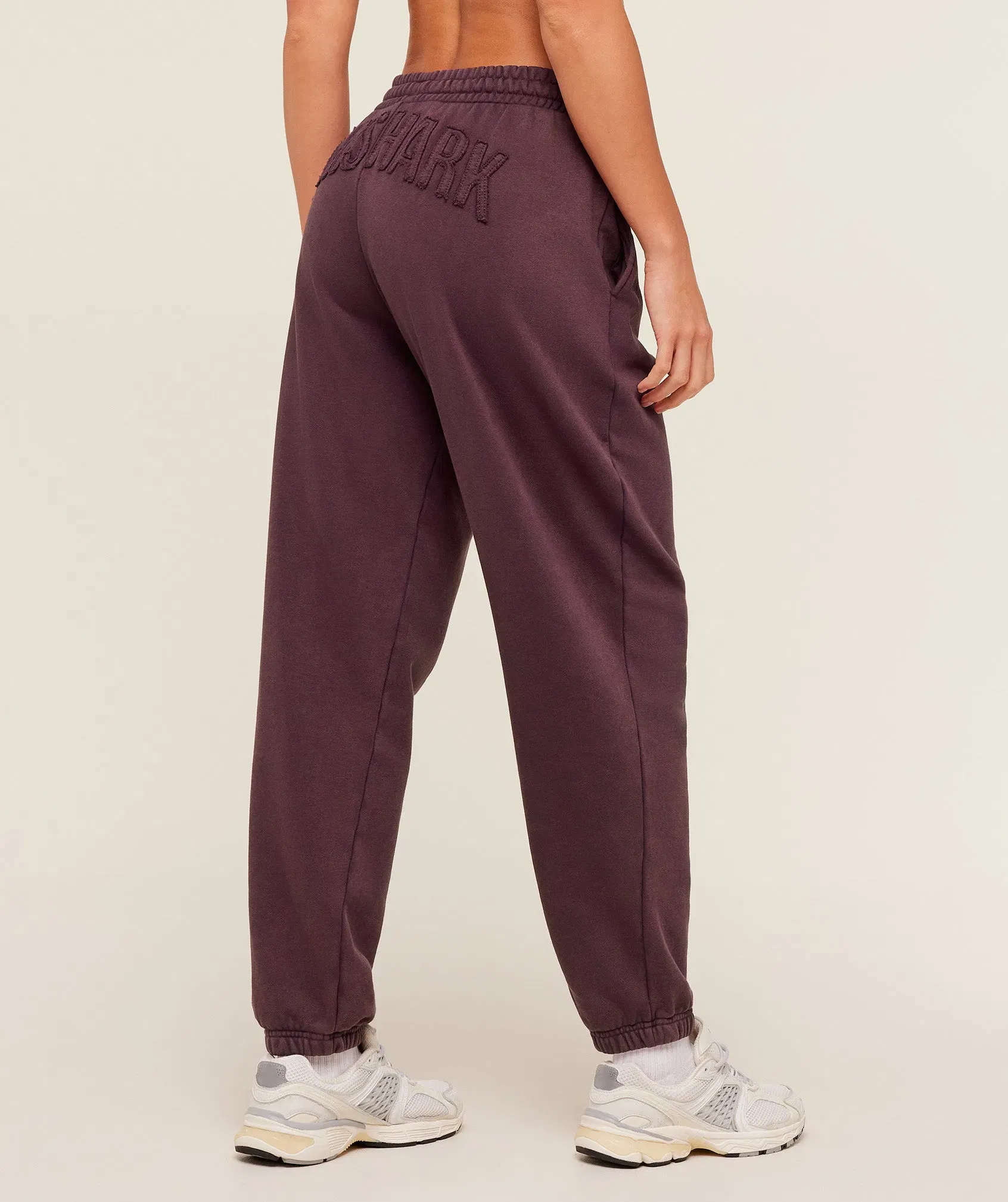Gymshark Power Washed Cuff Joggers - Cherry Purple/Acid Wash