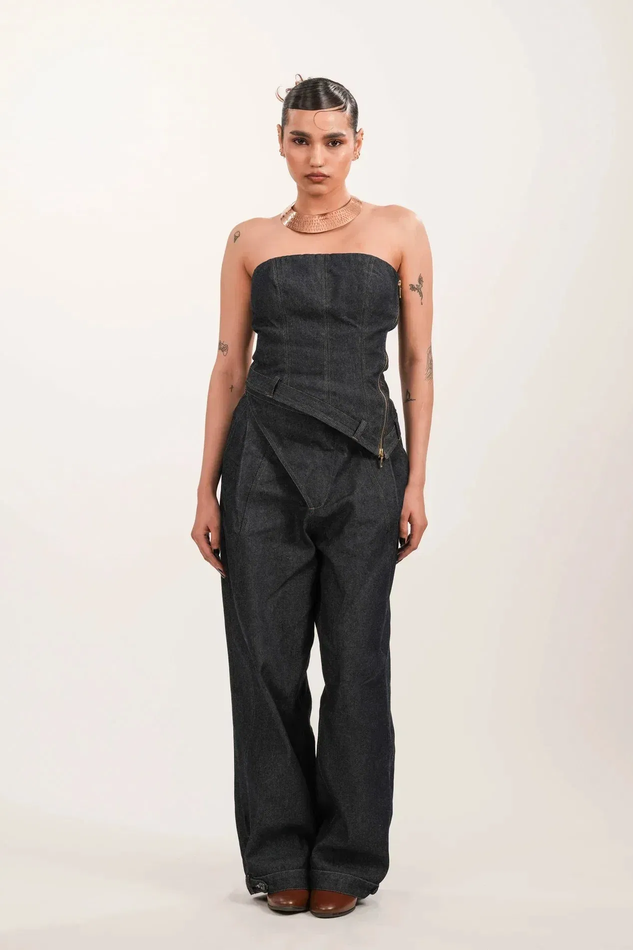 Deconstructed pants