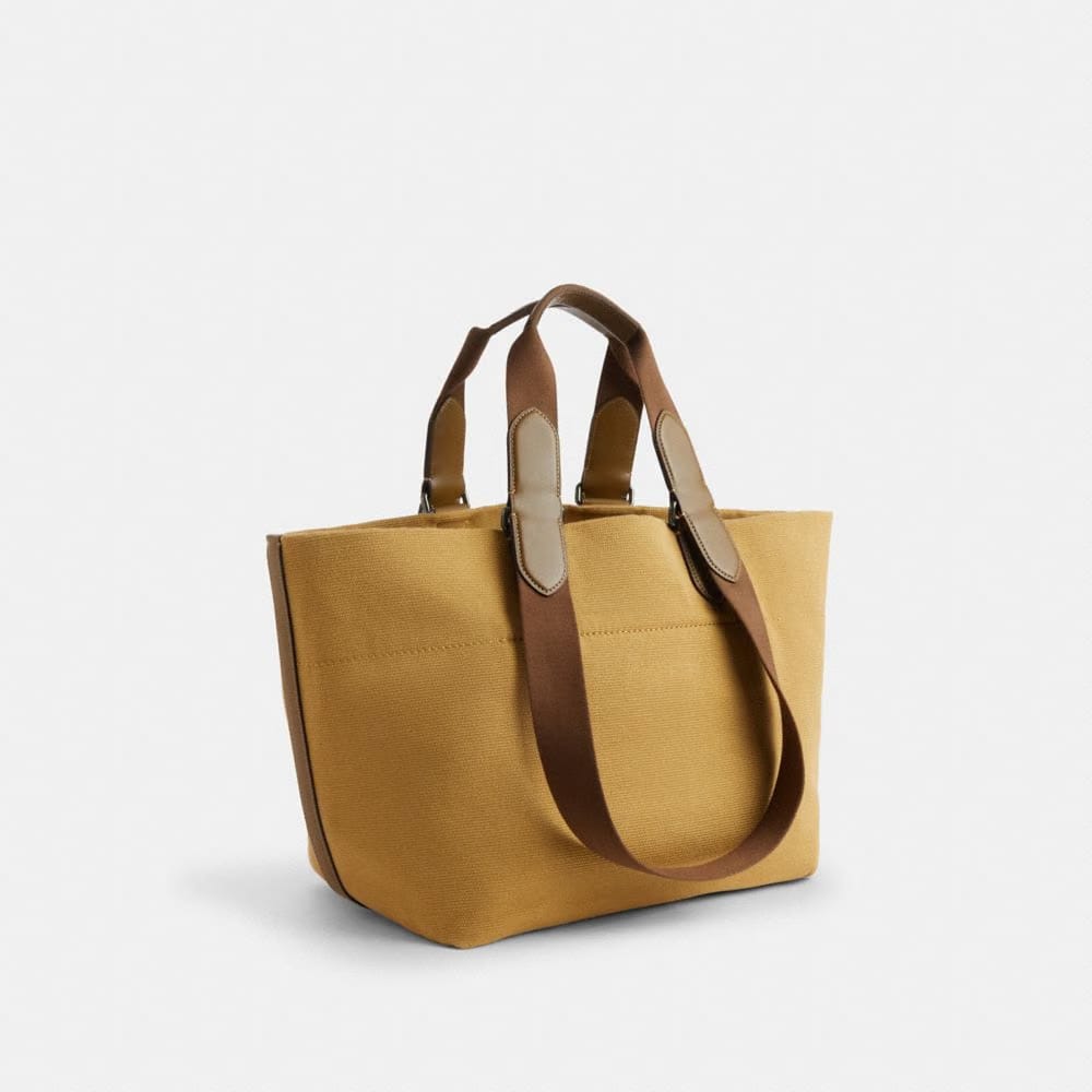 Coach Small Tour Tote Bag Gunmetal Trench Multi