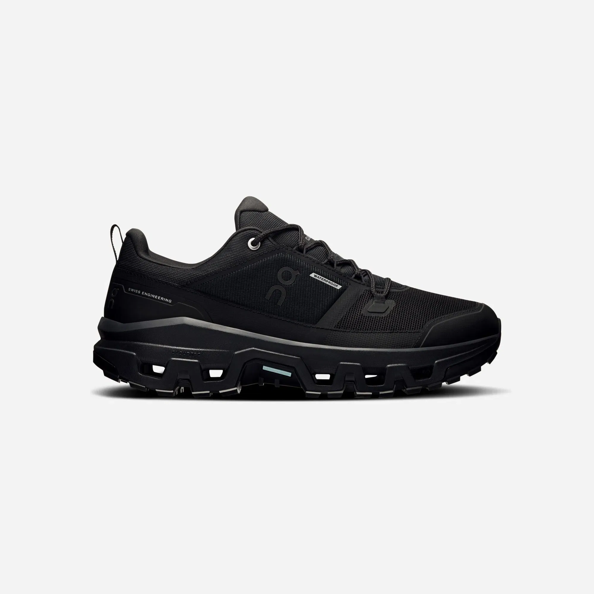 ON Running Cloudrock Low Waterproof Black Black