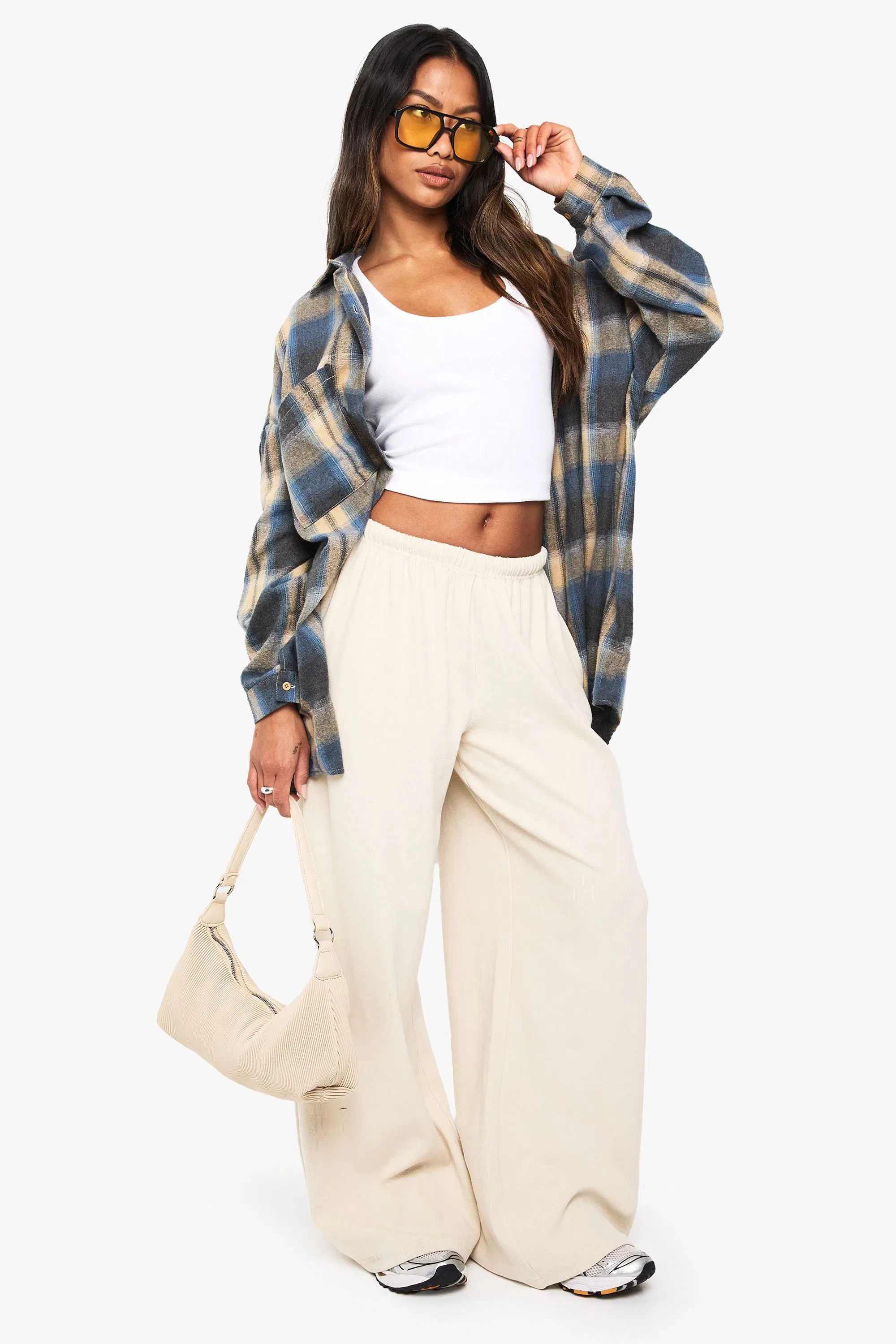 Basic Rib Straight Leg Trouser