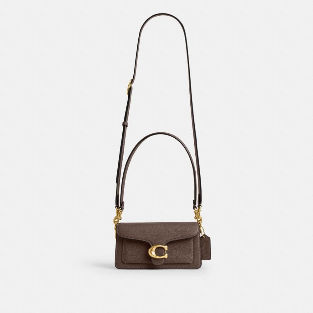 Coach Tabby Shoulder Bag 20 Brass Dark Stone