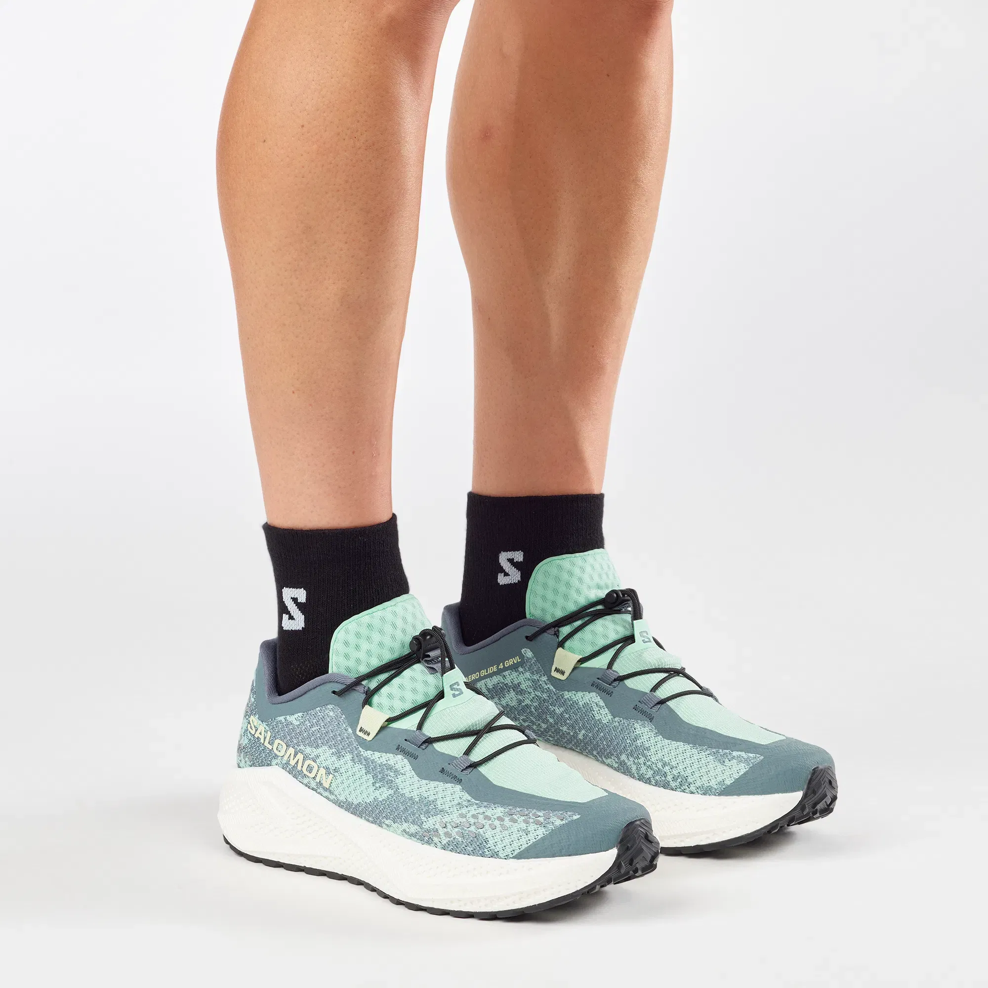 Salomon Aero Glide 4 Grvl Gravel Running Shoes Stormy Weather