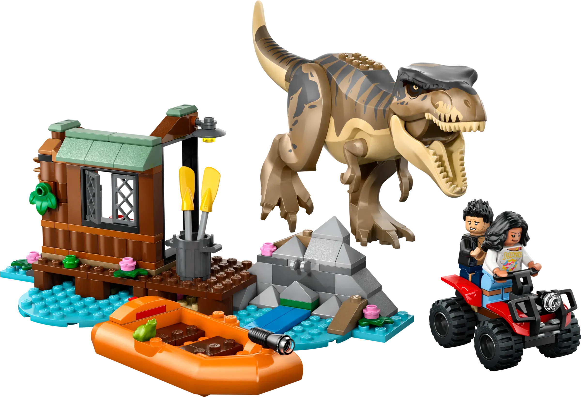 Lego T rex River Escape