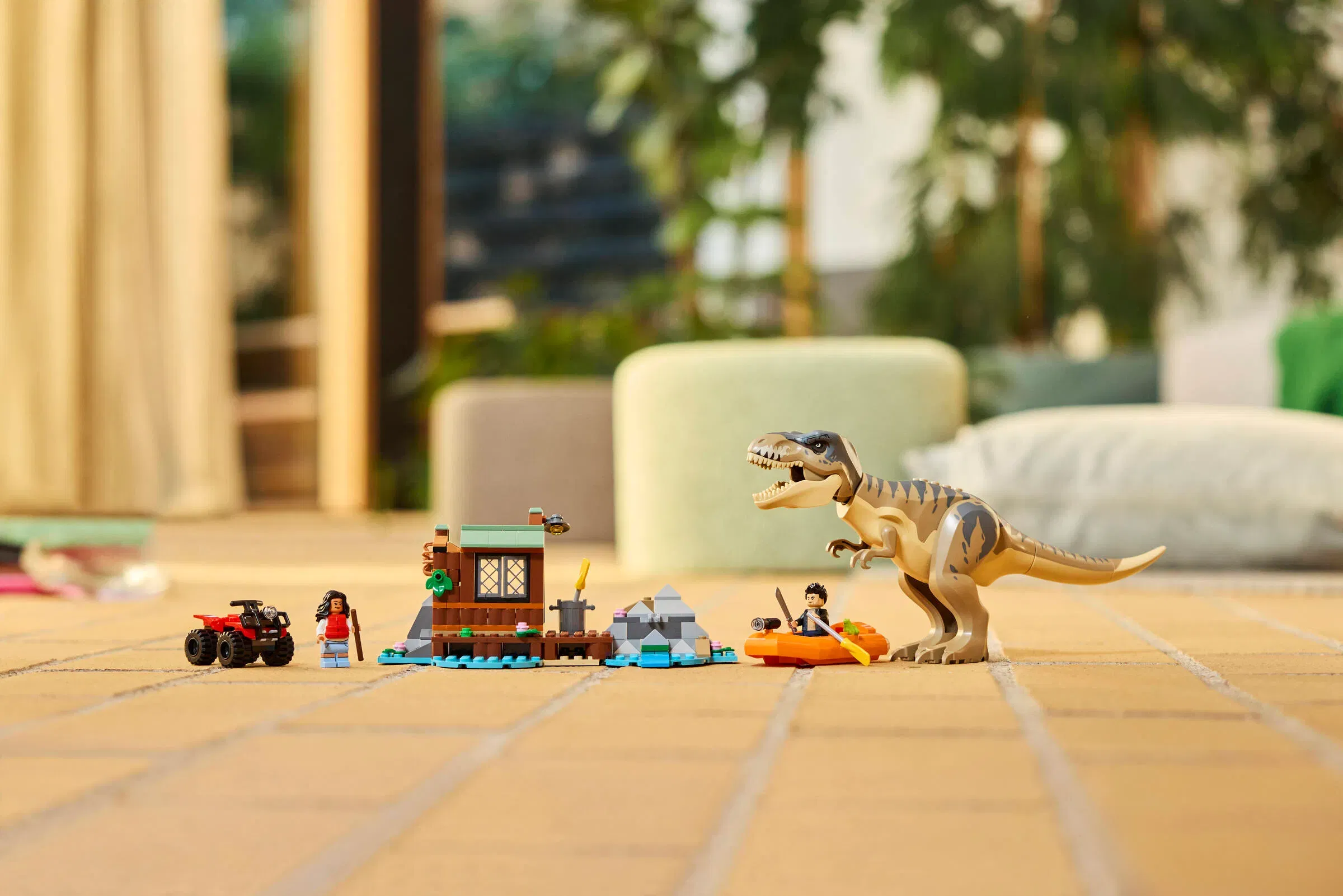Lego T rex River Escape