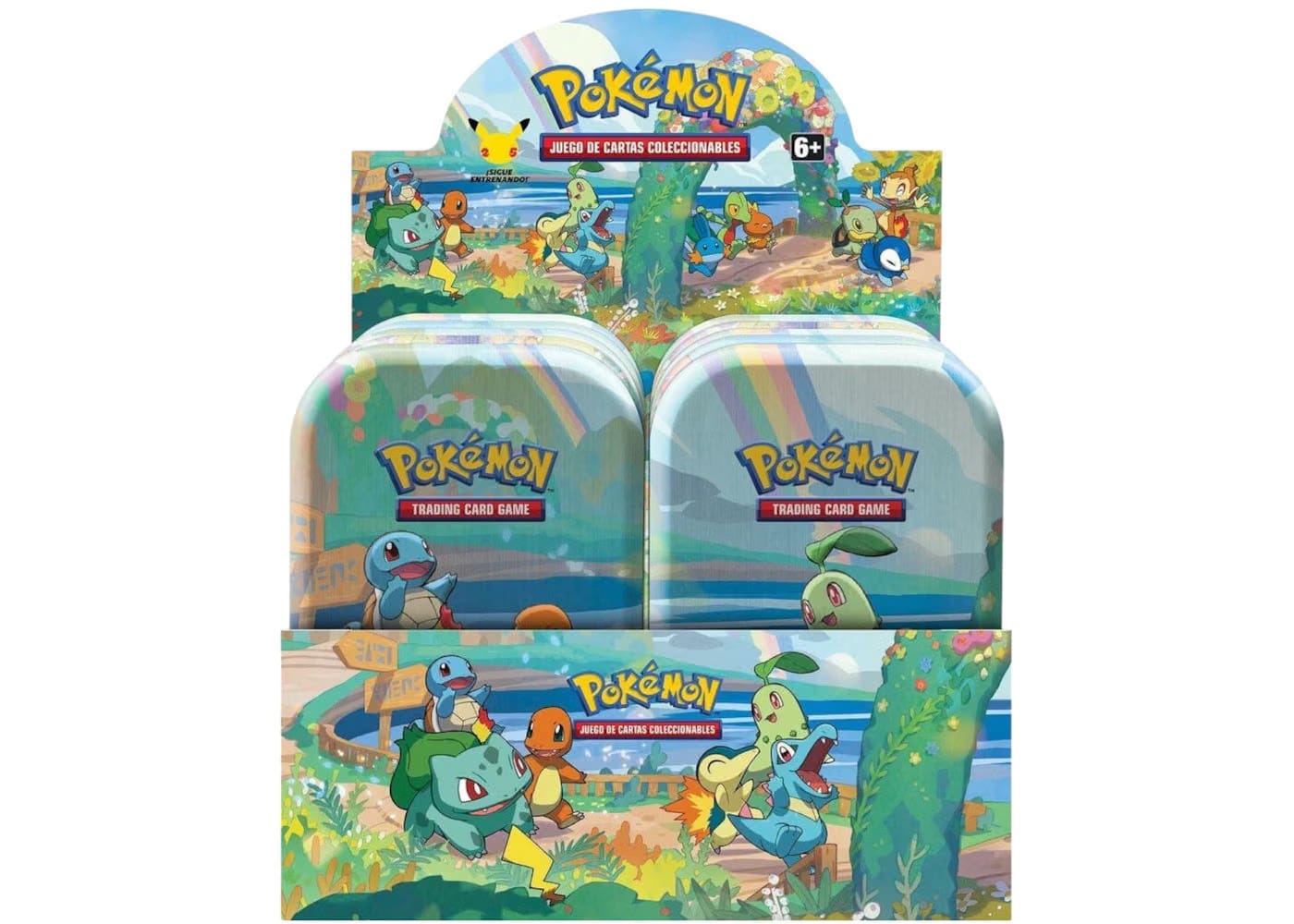 2021 Pokemon Celebrations 8 Tin Mini Display