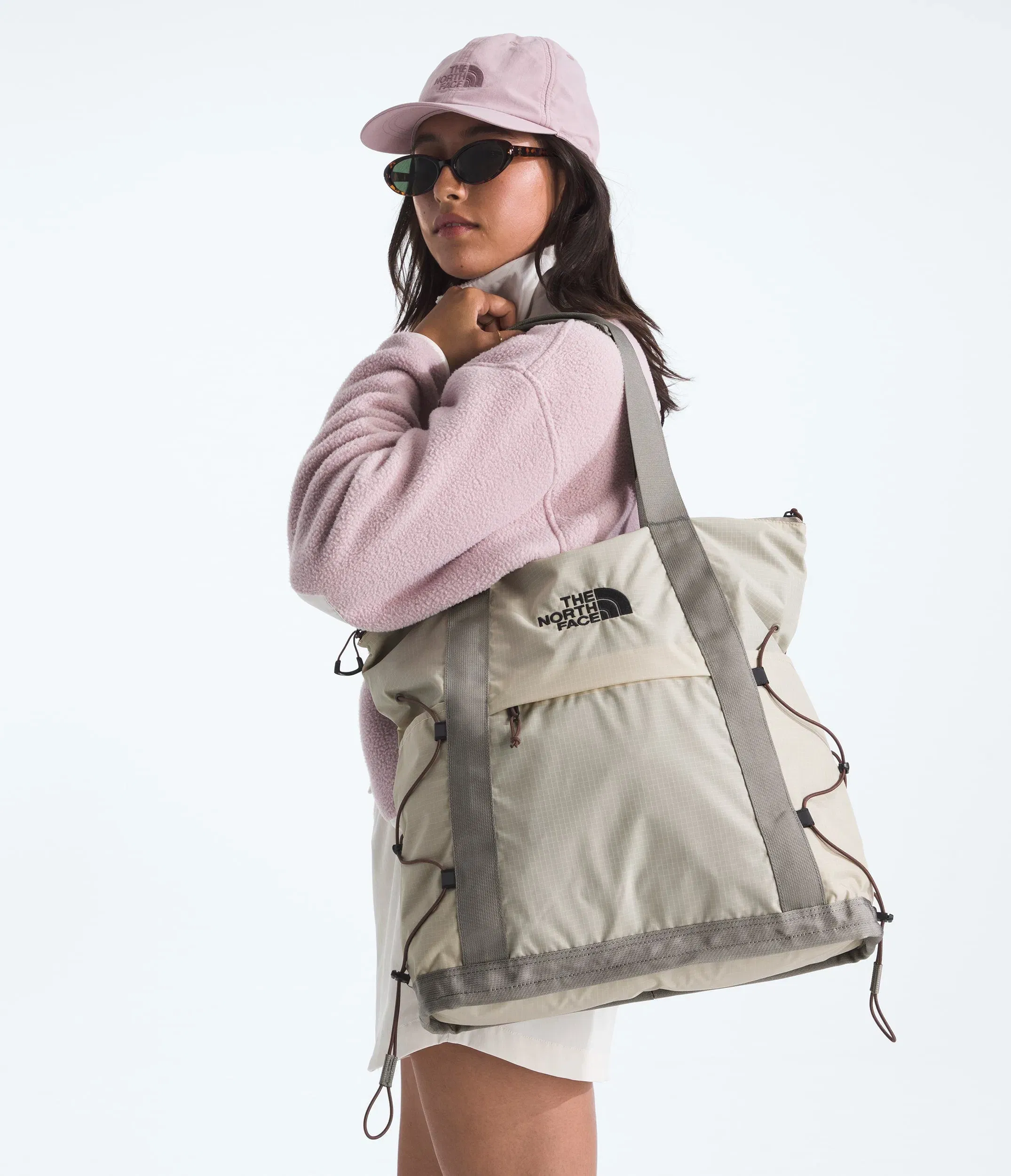 The North Face Borealis Tote Desert Stone-Stone Slab-Ember Soil