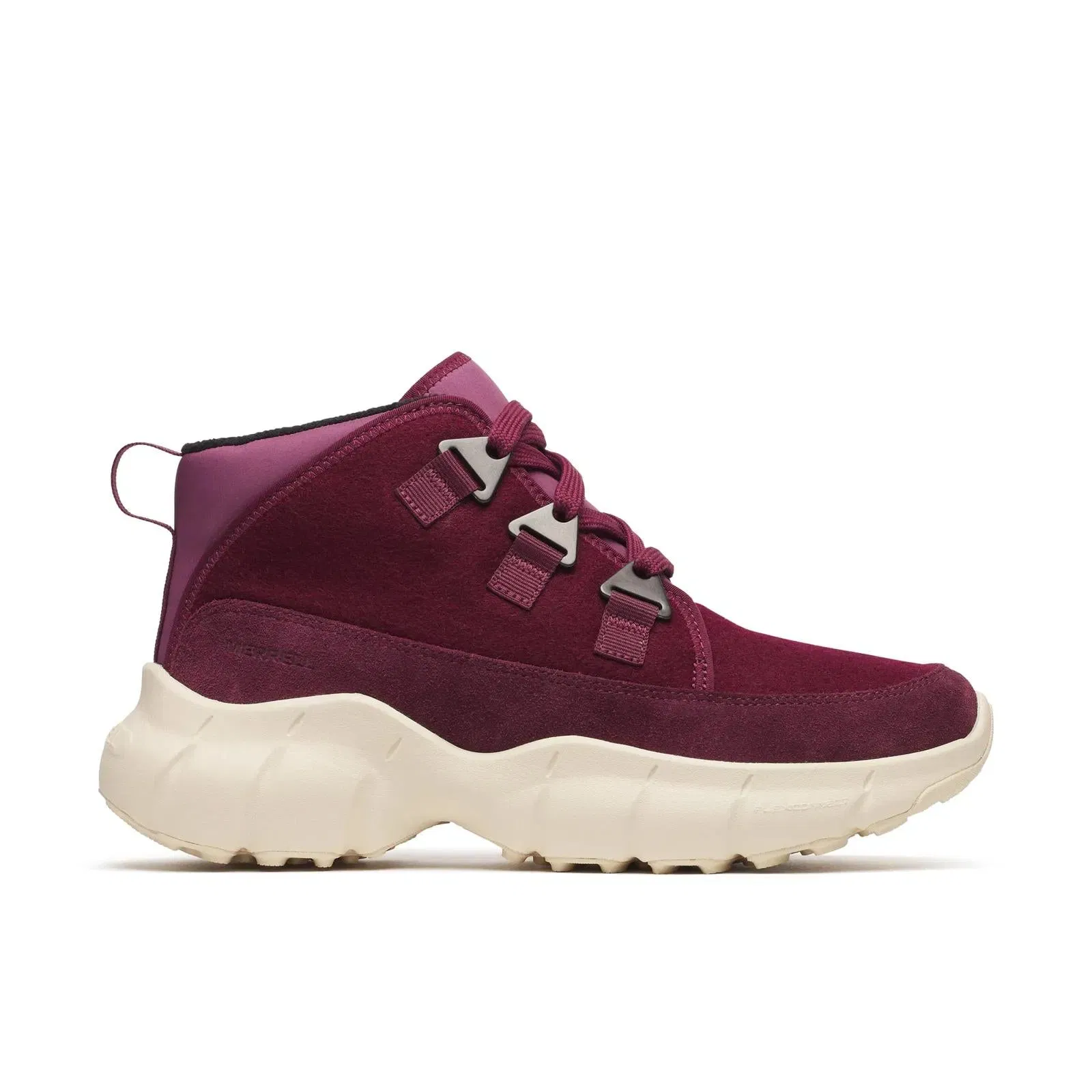 Merrell Women's Clover Mid Wool Waterproof Dark Cherry