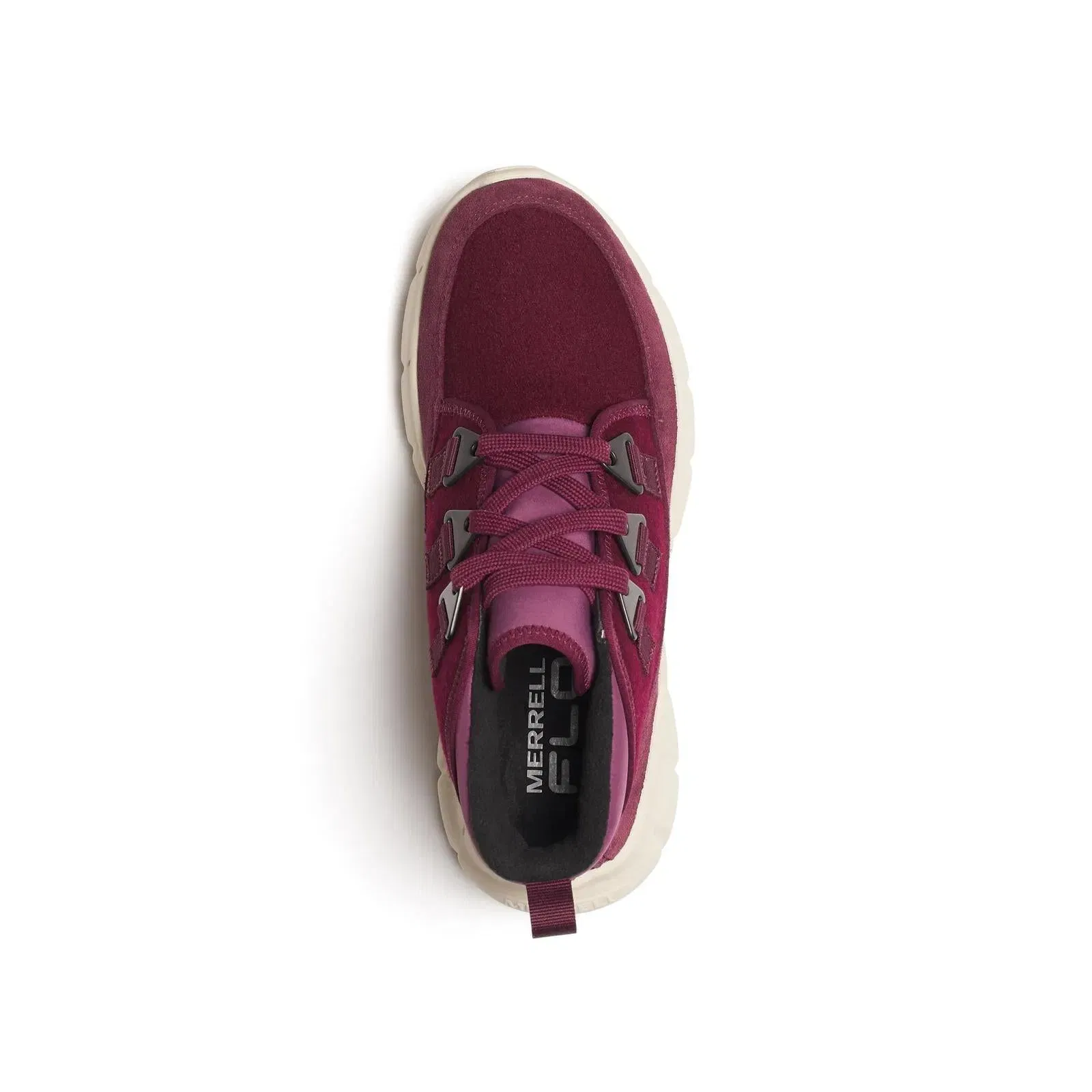 Merrell Women's Clover Mid Wool Waterproof Dark Cherry