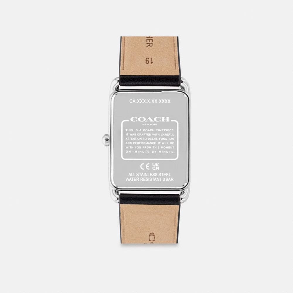 Coach Elliot Watch, 32 Mm X 26 Mm Black