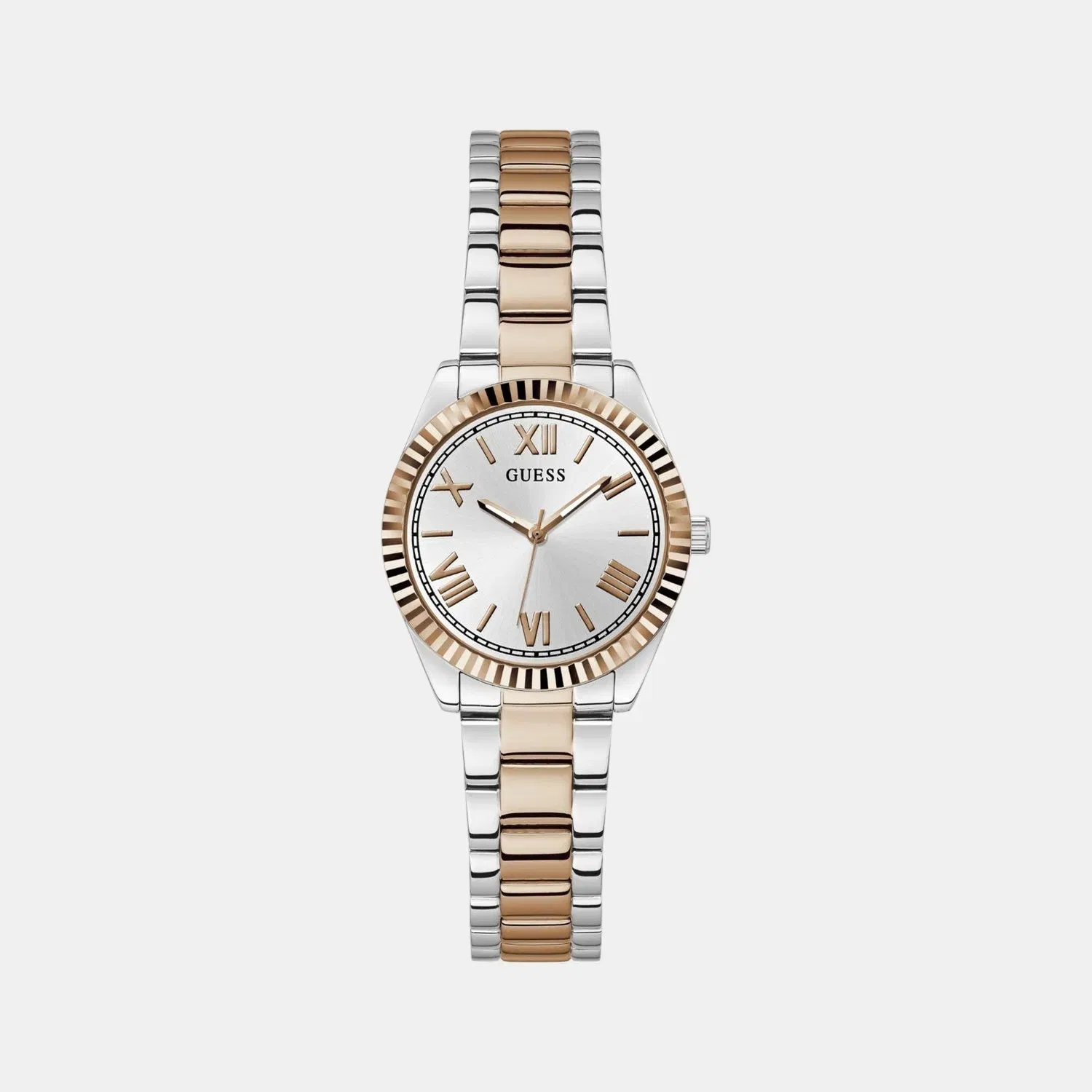 Guess Gd Mini Luna Women Quartz Silver Dial Analog Stainless Steel Gw0687L3