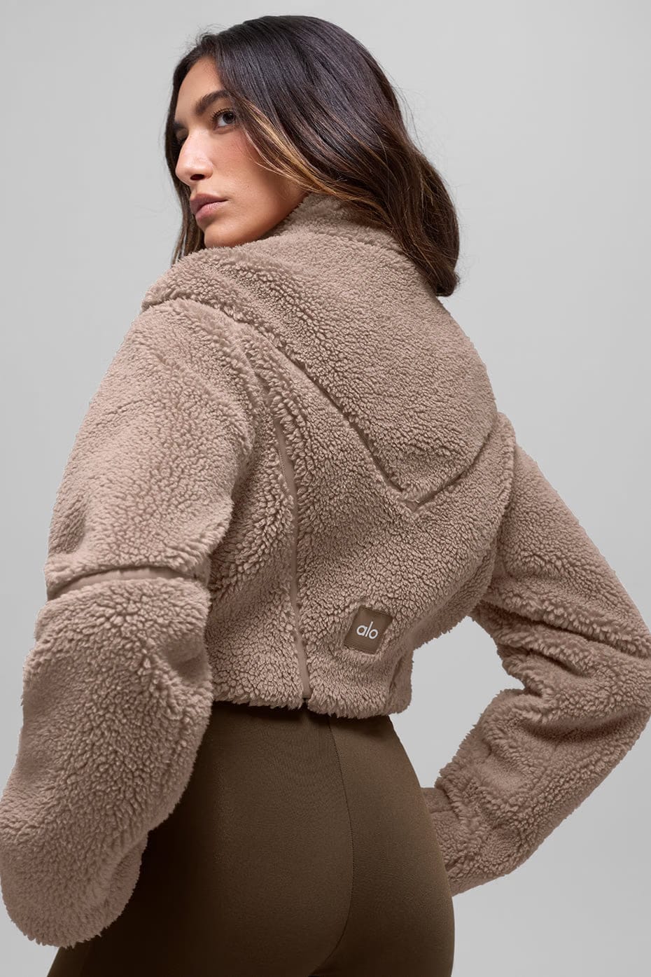 Sherpa Cropped Slope Side Jacket
