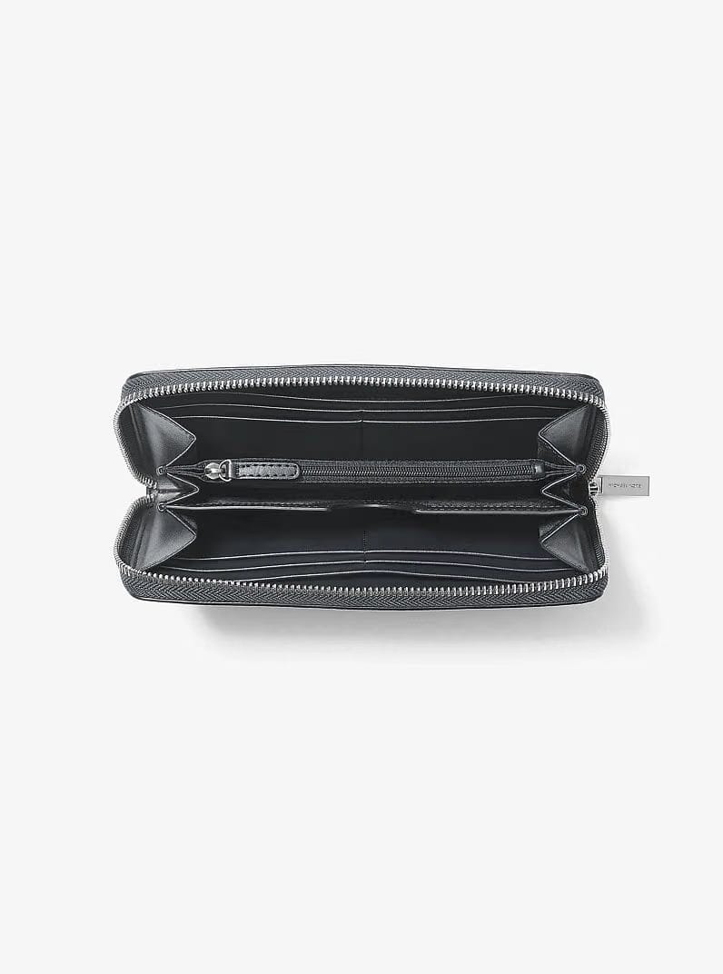 Michael Kors Cooper Logo Zip-Around Wallet Admrl/Plblue