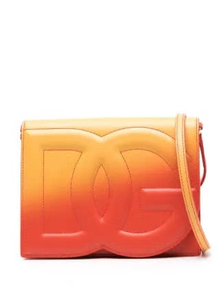 DG logo-embossed ombré-print crossbody bag