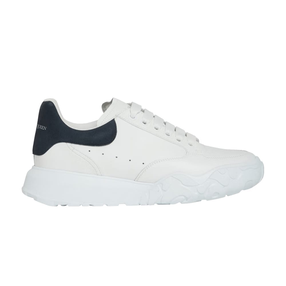 Alexander McQueen Oversized Court Trainer White Midnight Navy