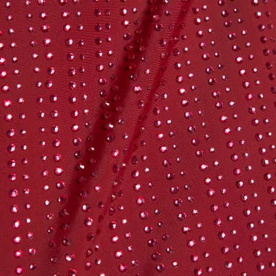 Red Diamante Embellished Sarong