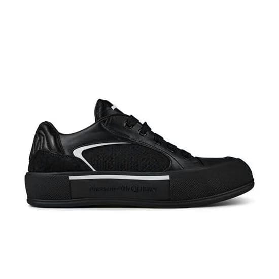 ALEXANDER MCQUEEN Deck Sneakers black