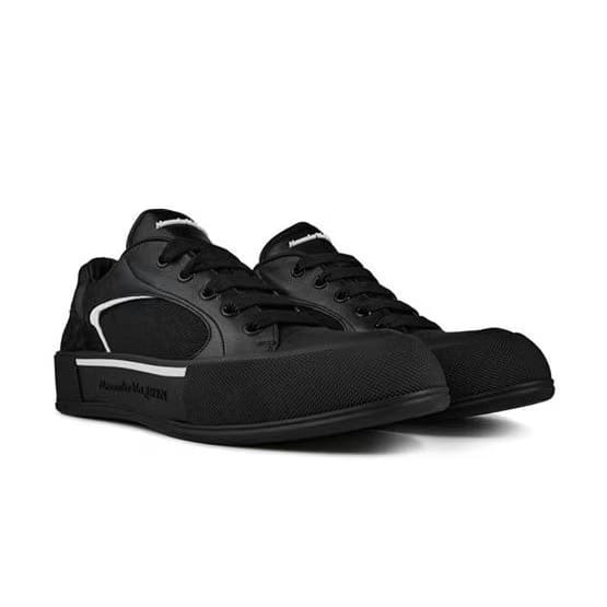 ALEXANDER MCQUEEN Deck Sneakers black