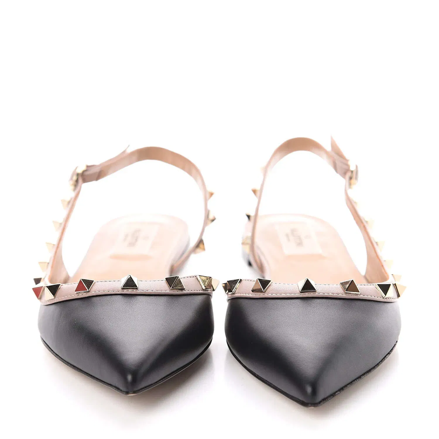 Valentino Garavani Nappa Rockstud Slingback Flats