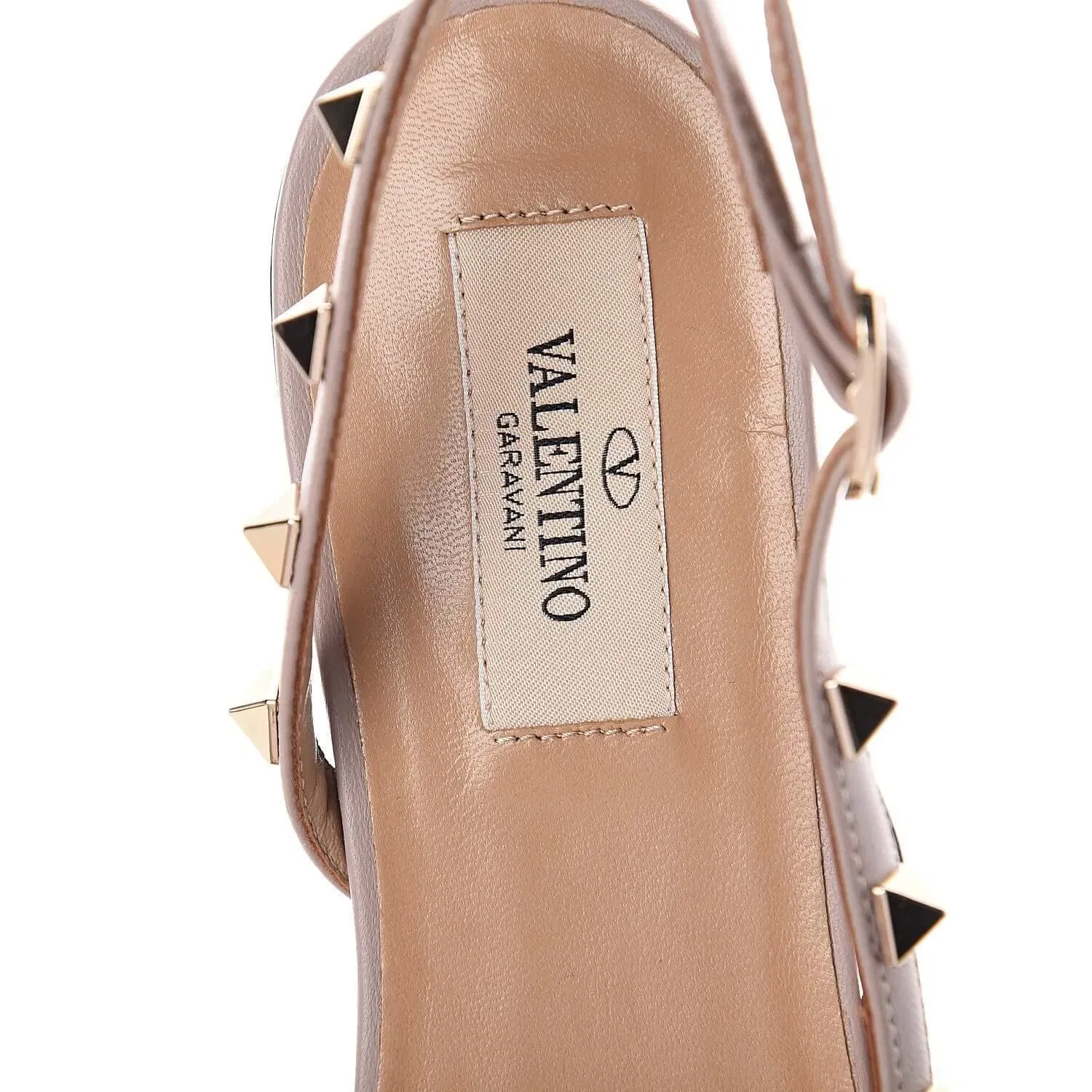 Valentino Garavani Nappa Rockstud Slingback Flats