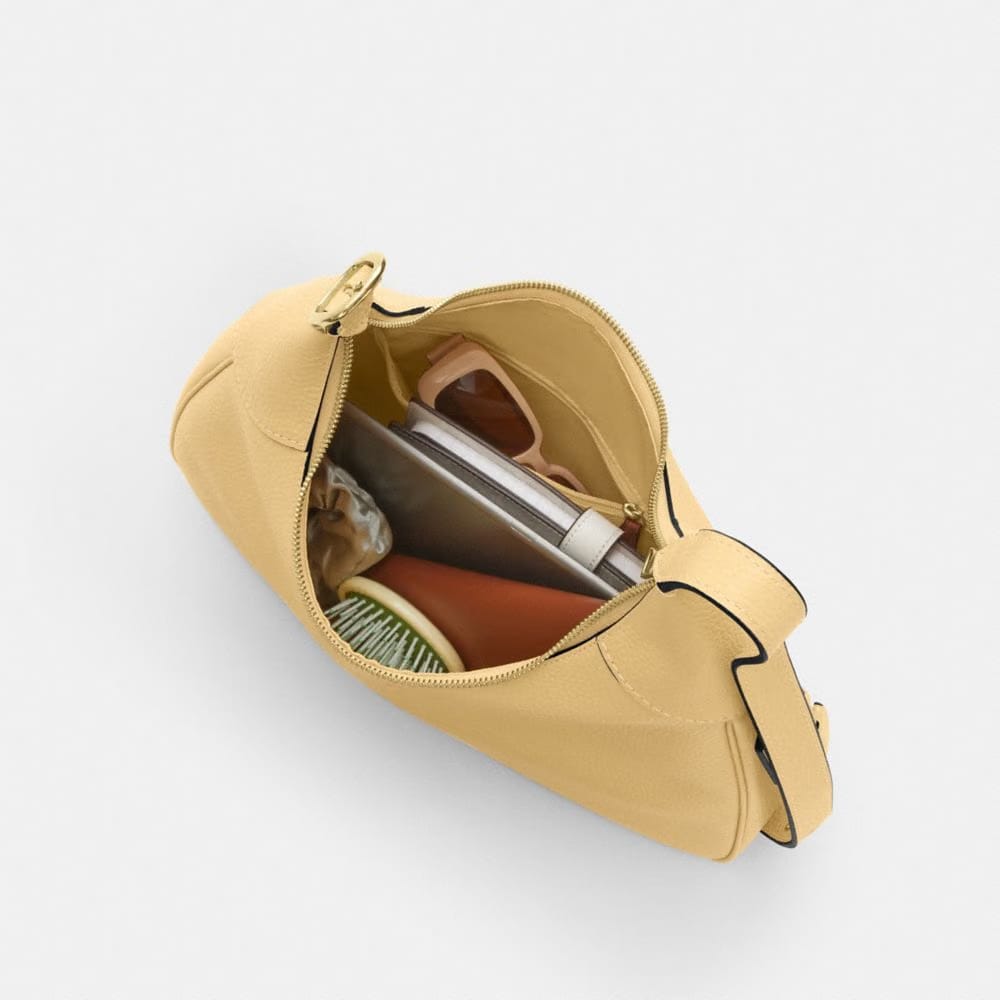 Coach Ella Shoulder Bag Gold Soft Yellow