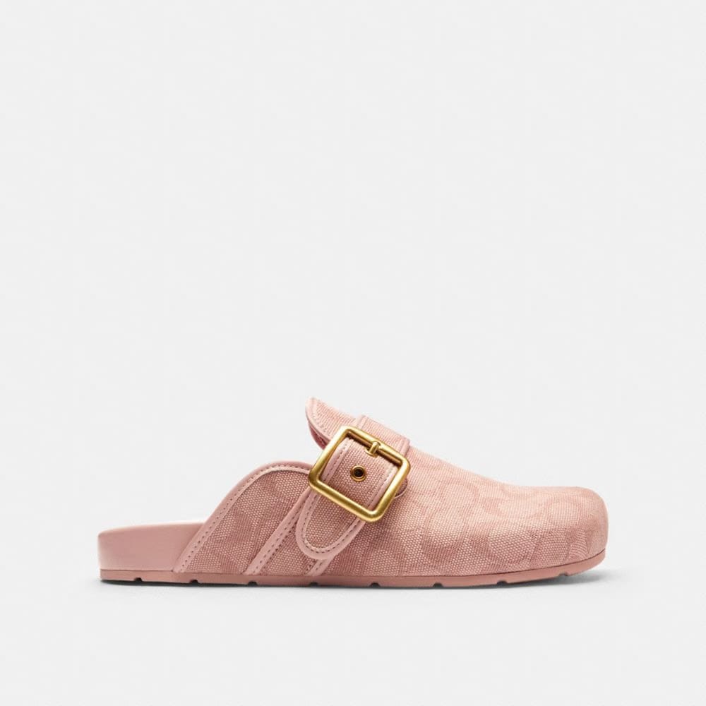 Archival Buckle Clog In Signature Jacquard Canvas